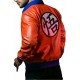 Dragon Ball Z Super Broly Goku Orange Leather Jacket Dragon Ball Z Super Broly Goku Orange Leather Jacket