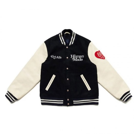 Dry Alls Girls Don't Cry Letterman Jacket Dry Alls Girls Don't Cry Letterman Jacket