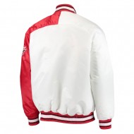 Dugout Championship Detroit Red Wings White and Red Jacket