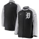 Dugout Performance Detroit Tigers Black and Gray Jacket Dugout Performance Detroit Tigers Black and Gray Jacket