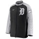 Dugout Performance Detroit Tigers Black and Gray Jacket