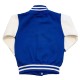 Duke Blue Devils Royal and White Varsity Jacket Duke Blue Devils Royal and White Varsity Jacket