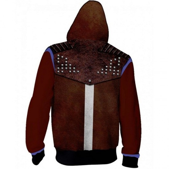 Dying Light 2 Aiden Caldwell Hoodie Jacket With Studs Dying Light 2 Aiden Caldwell Hoodie Jacket With Studs