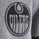 Edmonton Oilers Heather Gray Striped Fleece Jacket Edmonton Oilers Heather Gray Striped Fleece Jacket
