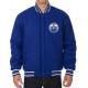 Edmonton Oilers Royal Bomber Blue Wool Jacket Edmonton Oilers Royal Bomber Blue Wool Jacket