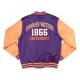 Edward Waters Purple and Orange Baseball Jacket