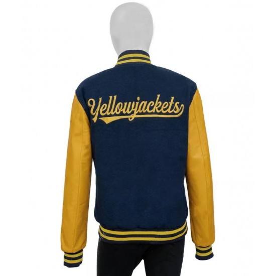 Ella Purnell Unisex Yellows Varsity Jacket - Bold Celebrity Style Ella Purnell Unisex Yellows Varsity Jacket - Bold Celebrity Style