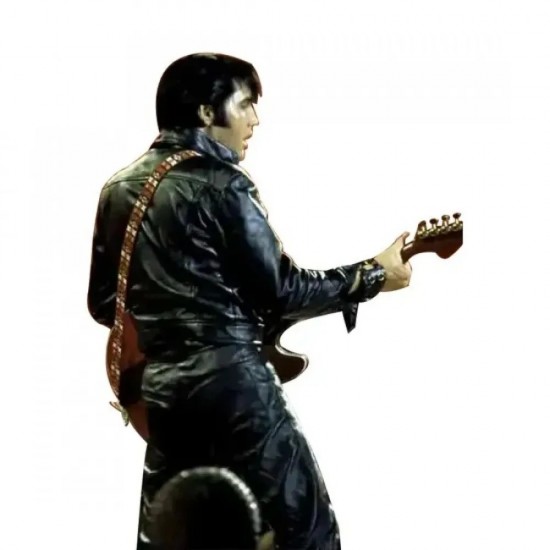 Elvis Presley Black Leather Jacket