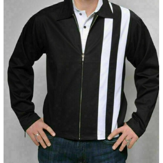 Elvis Presley Speedway Black Slim Fit Jacket Elvis Presley Speedway Black Slim Fit Jacket