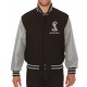Embroidered Shelby Black and Gray Varsity Jacket