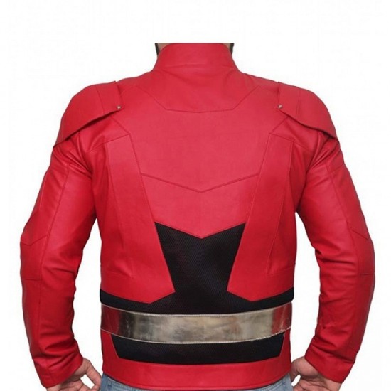 Ezra Miller Justice League The Flash Costume Leather Jacket Ezra Miller Justice League The Flash Costume Leather Jacket