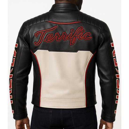 Fair Play Mr. Terrific Superman Leather Jacket Fair Play Mr. Terrific Superman Leather Jacket