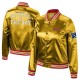 Faithful To The Bay Golden Womens Satin Jacket Faithful To The Bay Golden Womens Satin Jacket
