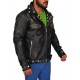 Fallout Tunnel Snakes Rule Black Leather Jacket Fallout Tunnel Snakes Rule Black Leather Jacket