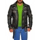Fallout Tunnel Snakes Rule Black Leather Jacket Fallout Tunnel Snakes Rule Black Leather Jacket