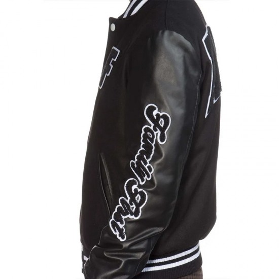 Family First Black Varsity Jacket Family First Black Varsity Jacket