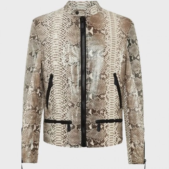 Fast X 2023 Snake Print Leather Jacket Fast X 2023 Snake Print Leather Jacket
