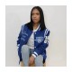 Fayetteville State University Unisex Blue Varsity Jacket Fayetteville State University Unisex Blue Varsity Jacket