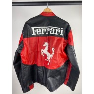Ferrari 90s Leather Motorbike Jacket