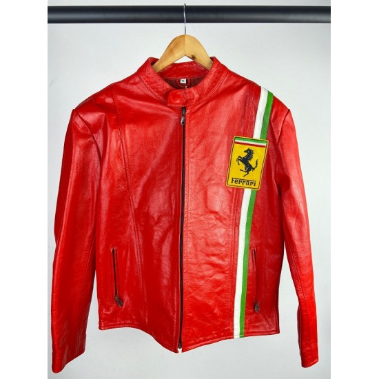 Ferrari 90s Red Leather Jacket Ferrari 90s Red Leather Jacket