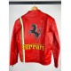 Ferrari 90s Red Leather Jacket Ferrari 90s Red Leather Jacket
