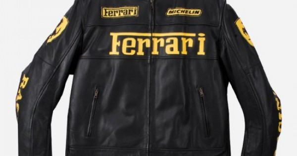 ferrari biker jacket