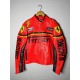 Ferrari Formula 1 Retro Racing Red Leather Jacket Ferrari Formula 1 Retro Racing Red Leather Jacket