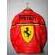 Ferrari Formula 1 Retro Racing Red Leather Jacket Ferrari Formula 1 Retro Racing Red Leather Jacket