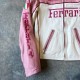 Ferrari Pink Leather Jacket Ferrari Pink Leather Jacket