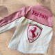 Ferrari Pink Leather Jacket