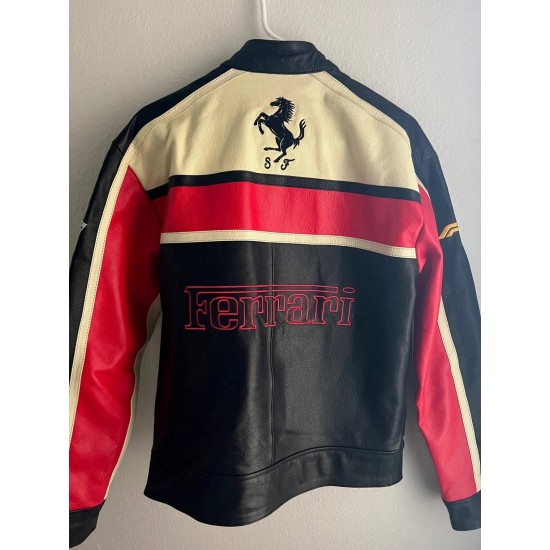 Ferrari Motorbike Leather Jacket Ferrari Motorbike Leather Jacket