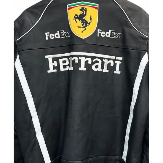 Ferrari Motorbike Leather Racing Jacket Ferrari Motorbike Leather Racing Jacket