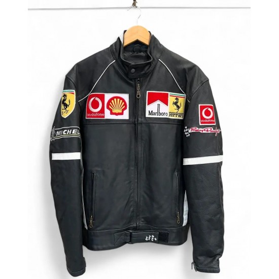 Ferrari Motorbike Leather Racing Jacket Ferrari Motorbike Leather Racing Jacket