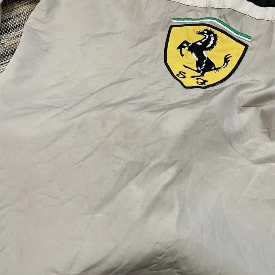 Ferrari Nascar Racing Moto Jacket Ferrari Nascar Racing Moto Jacket