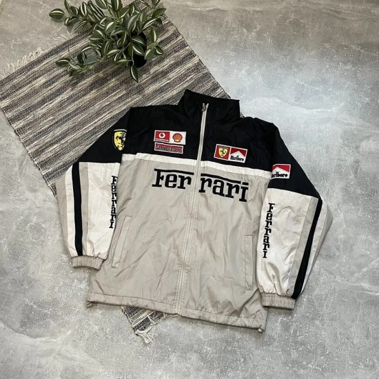 Ferrari Nascar Racing Moto Jacket Ferrari Nascar Racing Moto Jacket