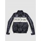 Ferrari Racing Leather Bomber Jacket