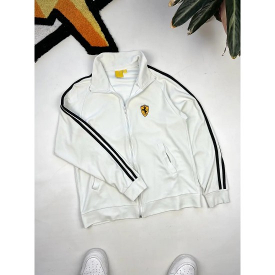 Ferrari Racing White Track Jacket