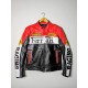 Ferrari Red and Black Leather Jacket Ferrari Red and Black Leather Jacket