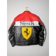 Ferrari Red and Black Leather Jacket Ferrari Red and Black Leather Jacket