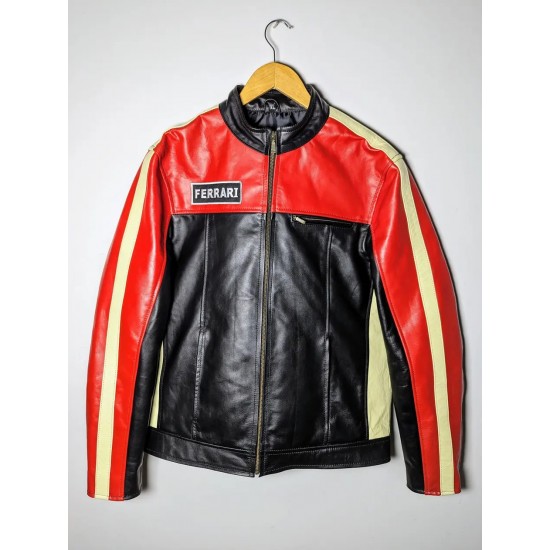 Ferrari Streetwear Red and Black Racing Jacket Ferrari Streetwear Red and Black Racing Jacket