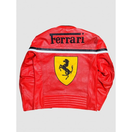 Ferrari Vintage Racing Leather Jacket Ferrari Vintage Racing Leather Jacket