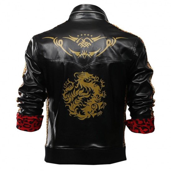 Leslie Kyle Final Fantasy VII Remake Leather Jacket Leslie Kyle Final Fantasy VII Remake Leather Jacket