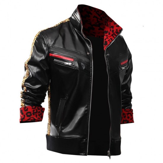 Leslie Kyle Final Fantasy VII Remake Leather Jacket Leslie Kyle Final Fantasy VII Remake Leather Jacket