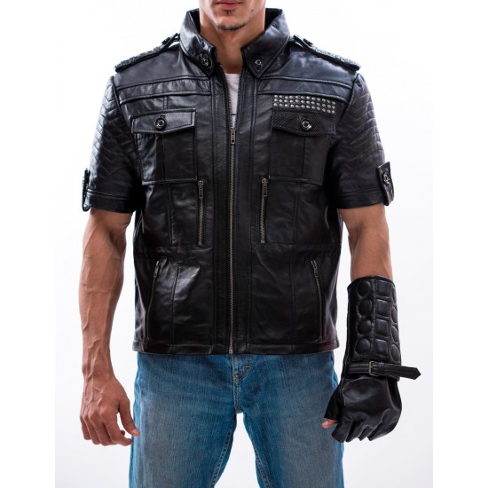 Final Fantasy XV Noctis Lucis Caelum Leather Jacket Final Fantasy XV Noctis Lucis Caelum Leather Jacket