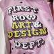 First Row Art & Design Dept Lavender Varsity Jacket First Row Art & Design Dept Lavender Varsity Jacket