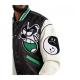 First Row Seek Inner Peace Satin Varsity Jacket First Row Seek Inner Peace Satin Varsity Jacket