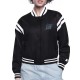 Florida Marlins Printed Logo Varsity Satin Jacket Florida Marlins Printed Logo Varsity Satin Jacket