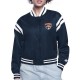 Florida Panthers Printed Logo Varsity Satin Jacket Florida Panthers Printed Logo Varsity Satin Jacket