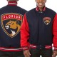 Florida Panthers Varsity Two-Tone Navy Red Wool Jacket Florida Panthers Varsity Two-Tone Navy Red Wool Jacket