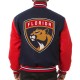 Florida Panthers Varsity Two-Tone Navy Red Wool Jacket Florida Panthers Varsity Two-Tone Navy Red Wool Jacket